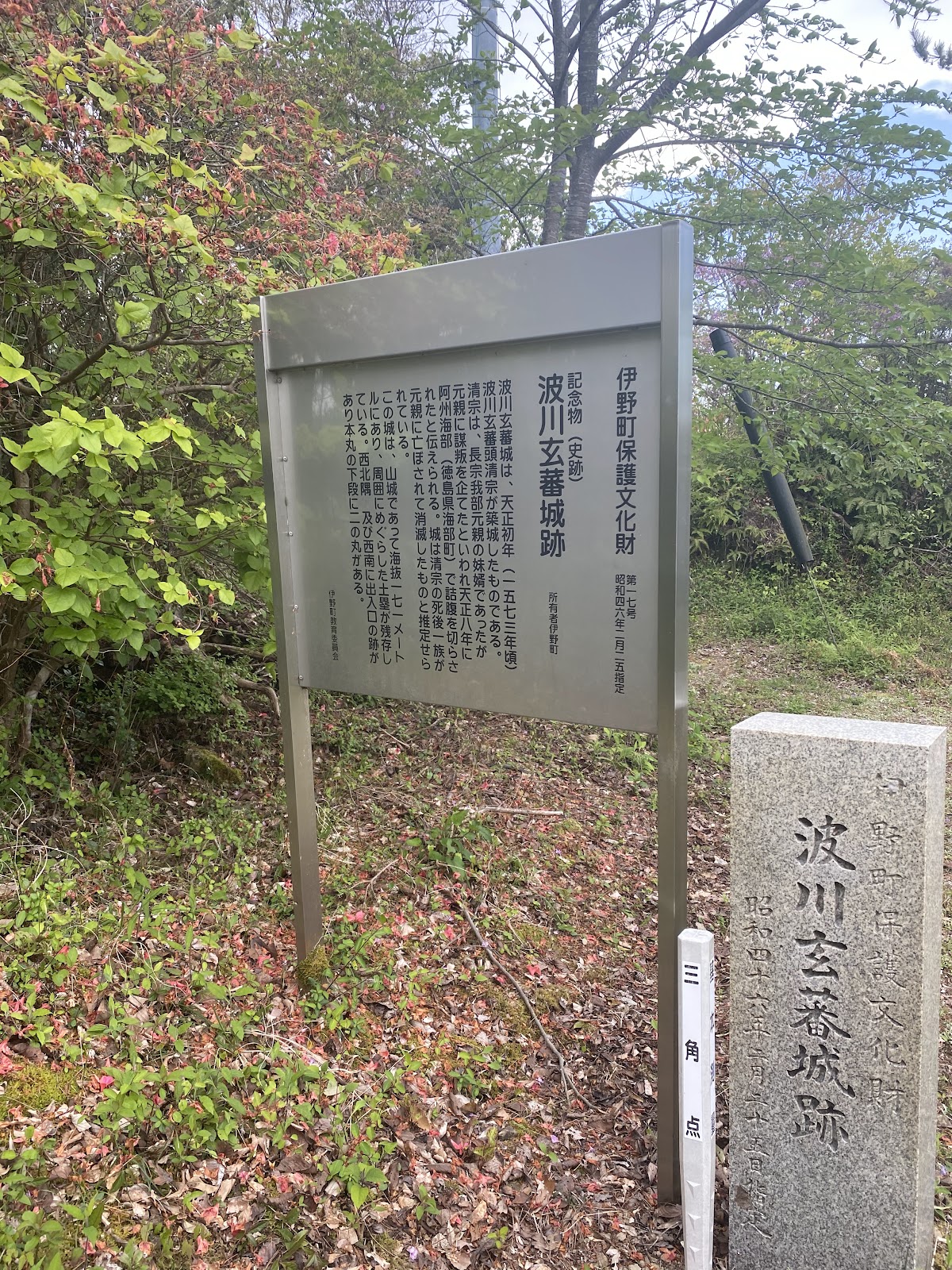 波川城（高知県いの町）