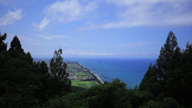 越中宮崎城（富山県朝日町）