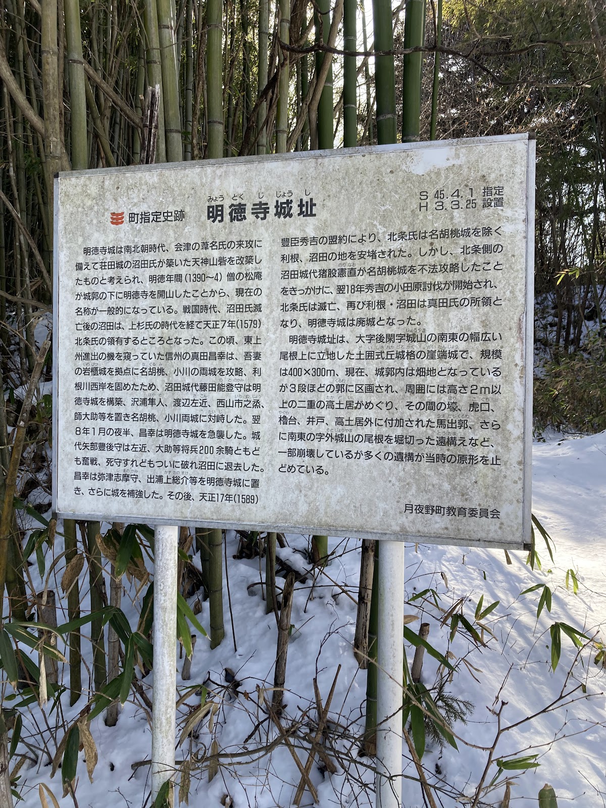 明徳寺城（群馬県）
