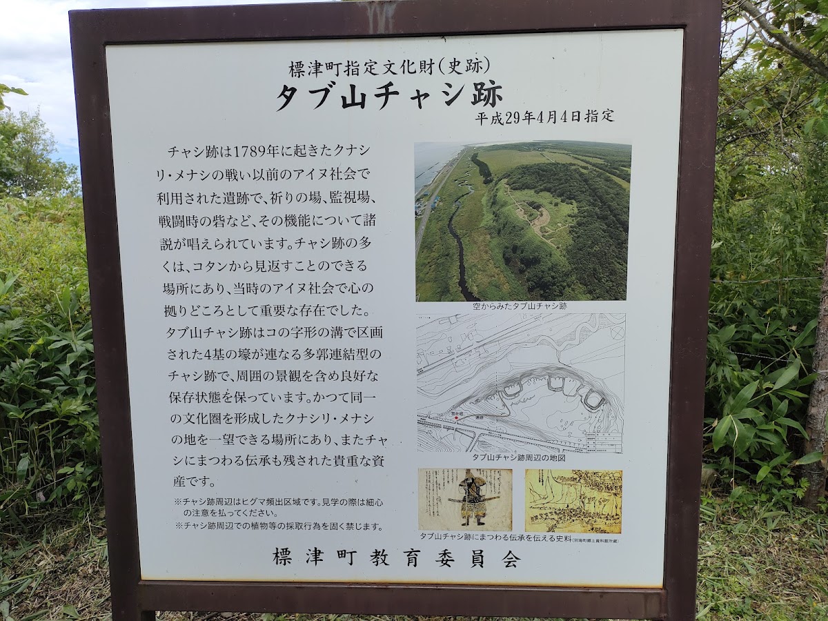 タブ山チャシ跡の全貌