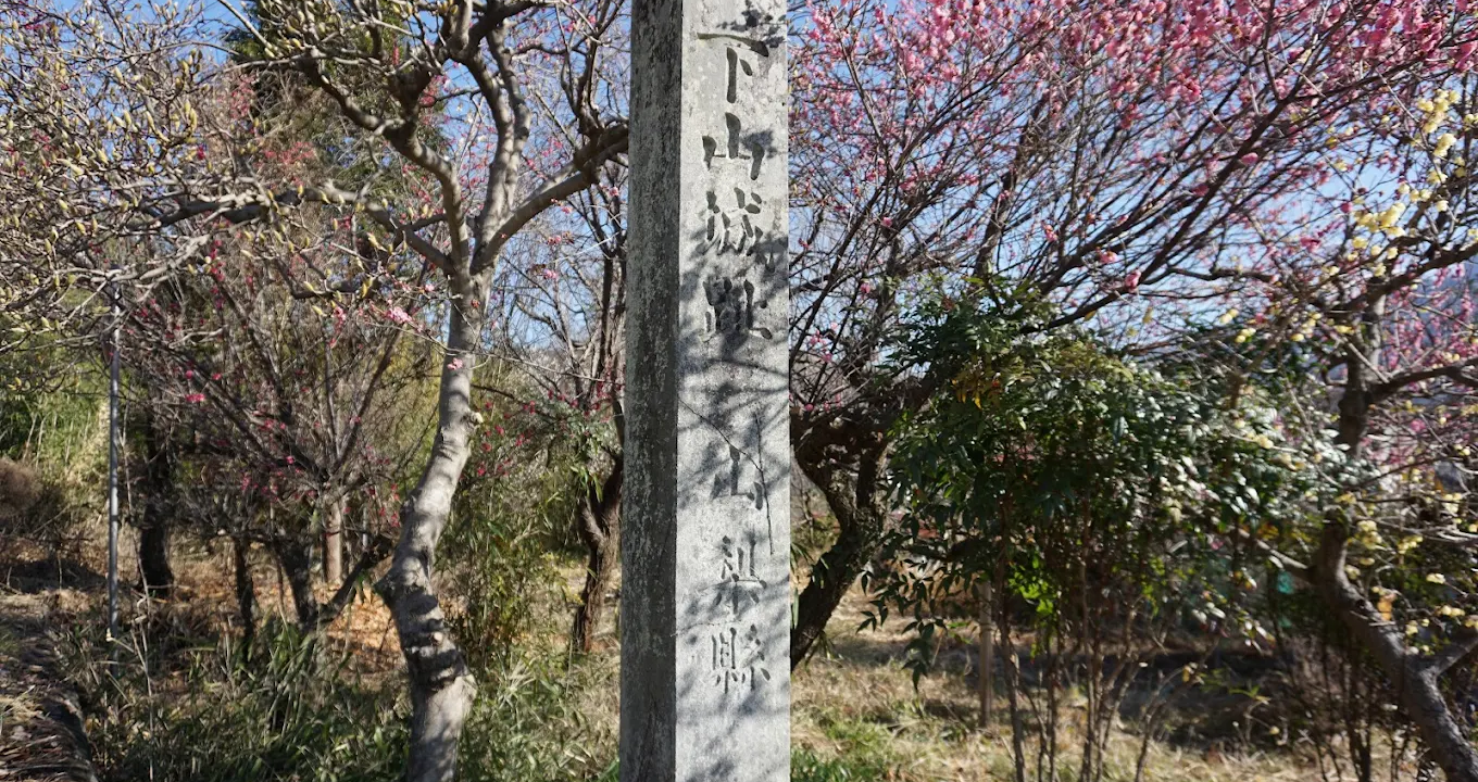 Shimoyama Castle (Minobu Town, Yamanashi Prefecture)